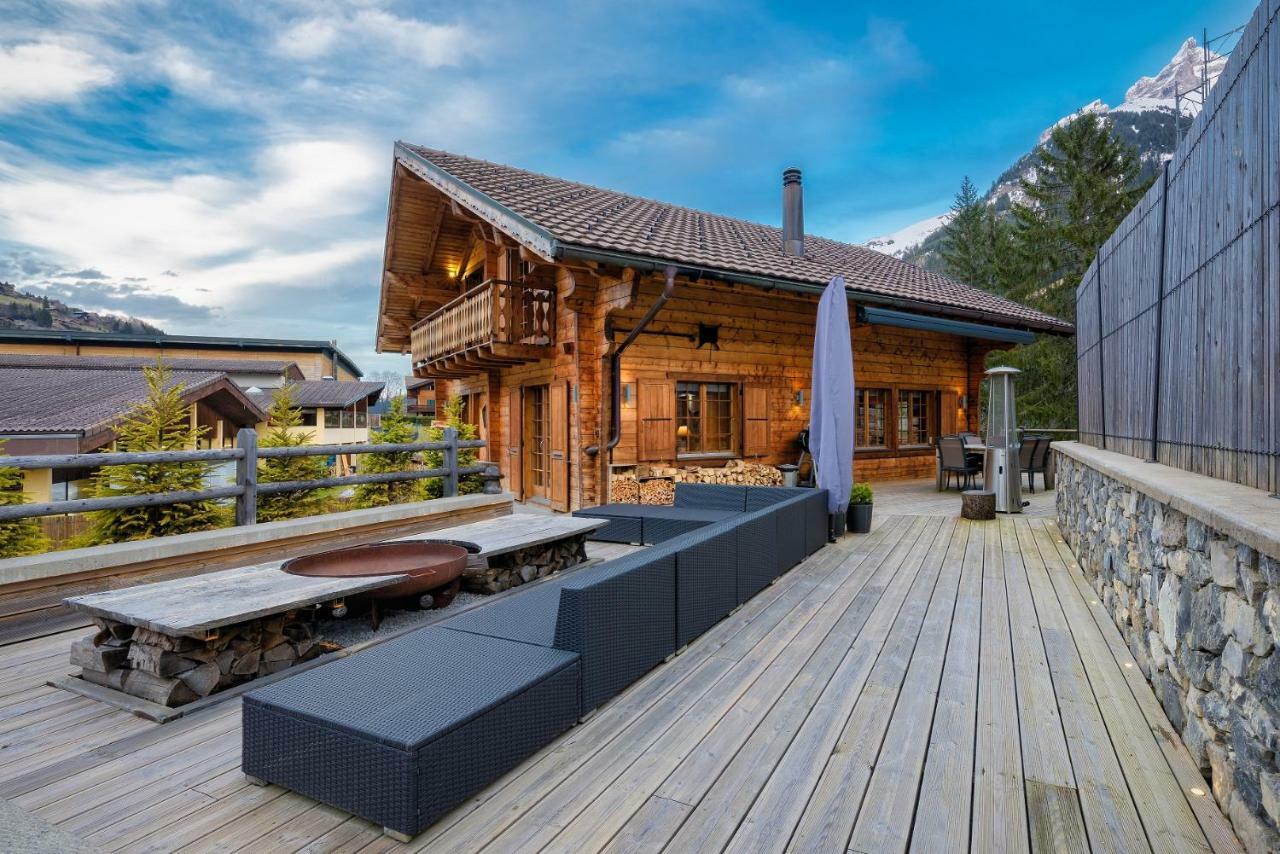 Chalet Le Petou Champéry Exterior foto